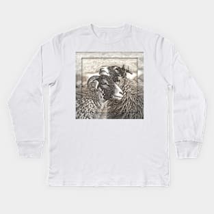 Swaledale Sheep 'Friends' Kids Long Sleeve T-Shirt